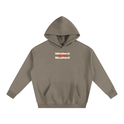 Oversize Wake Washed Logo Hoodie