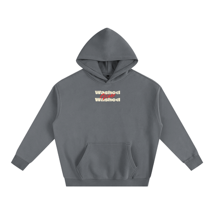 Oversize Wake Washed Logo Hoodie