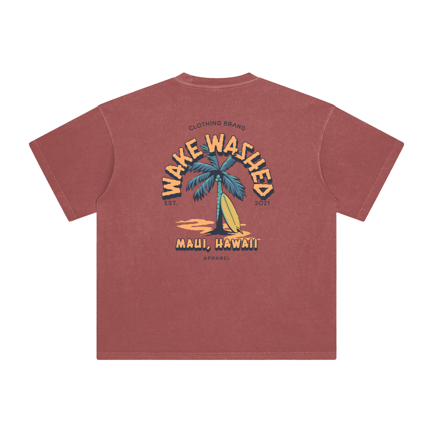 Hawaii Enzyme Wake Washed T-Shirt