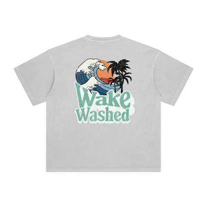 Wave Enzyme Washed T-Shirt