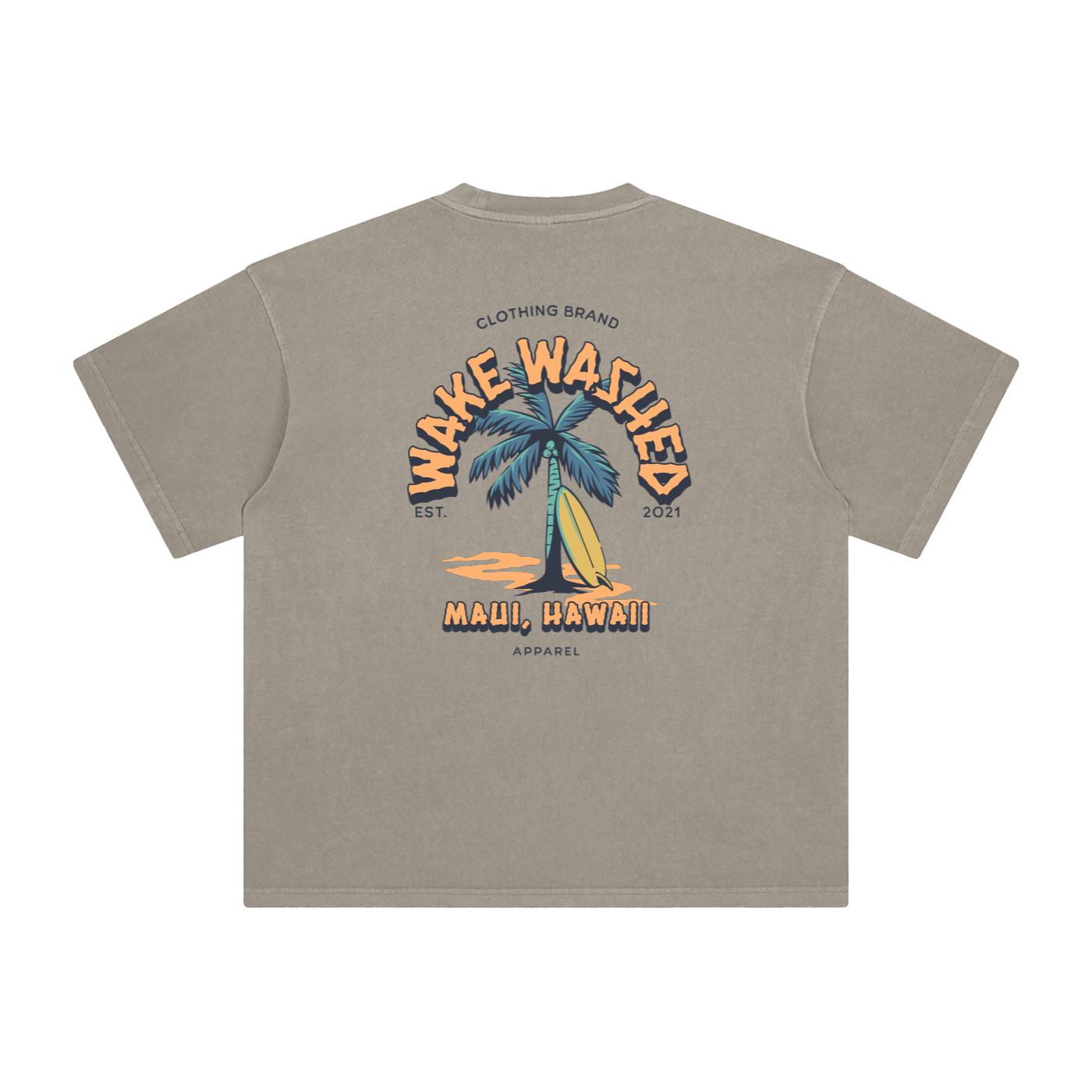 Hawaii Enzyme Wake Washed T-Shirt