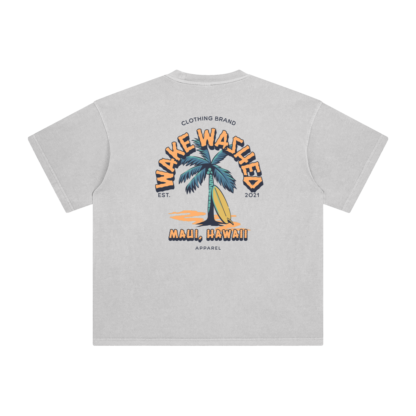 Hawaii Enzyme Wake Washed T-Shirt