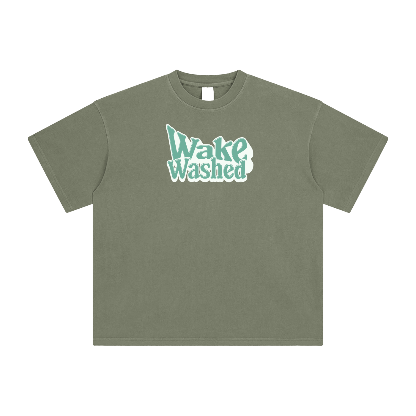 Wave Enzyme Washed T-Shirt